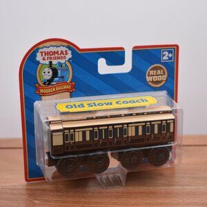 Old Slow Coach Real Wood Thomas & Friends Wooden Railway Engine Train Sealed